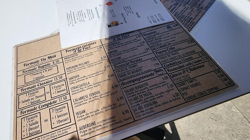 L’Atelier focaccia - Menu Image 3